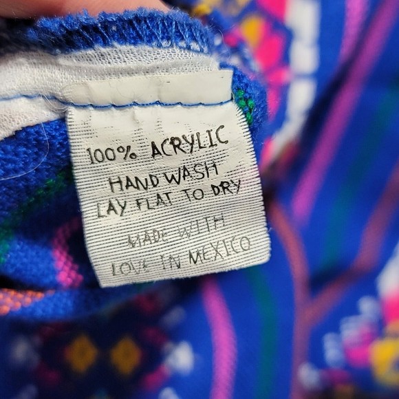 Jen's Pirate Booty for Free People Embroidered Tank Royal Blue Tribal Size M / L - Picture 6 of 6